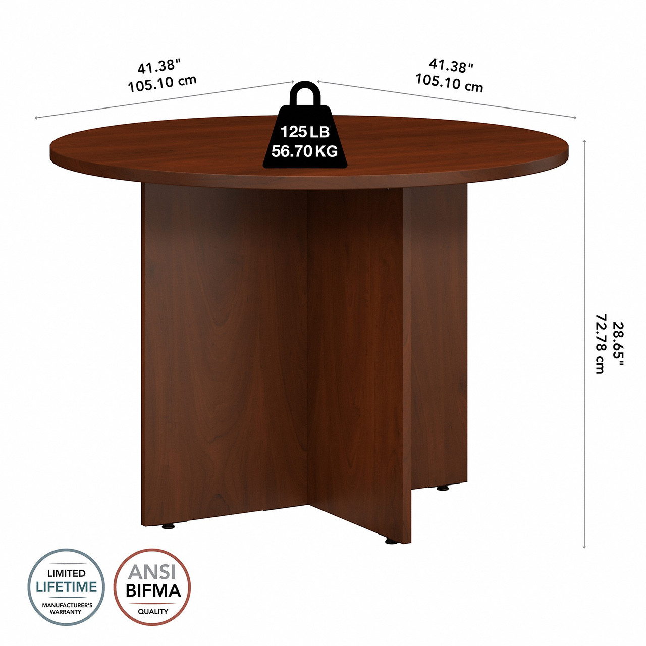 Bush Business Furniture Round Conference Table 42