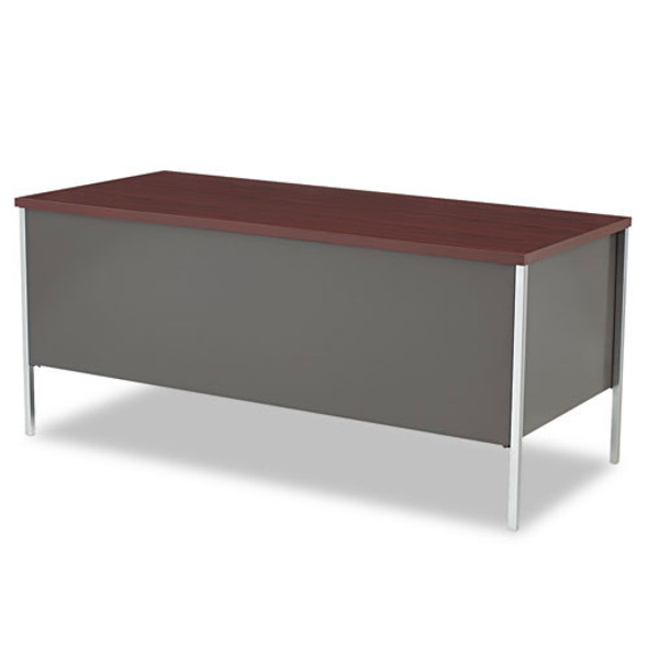 HON 34000 Series Single Pedestal Metal Desk 66" - 34973R