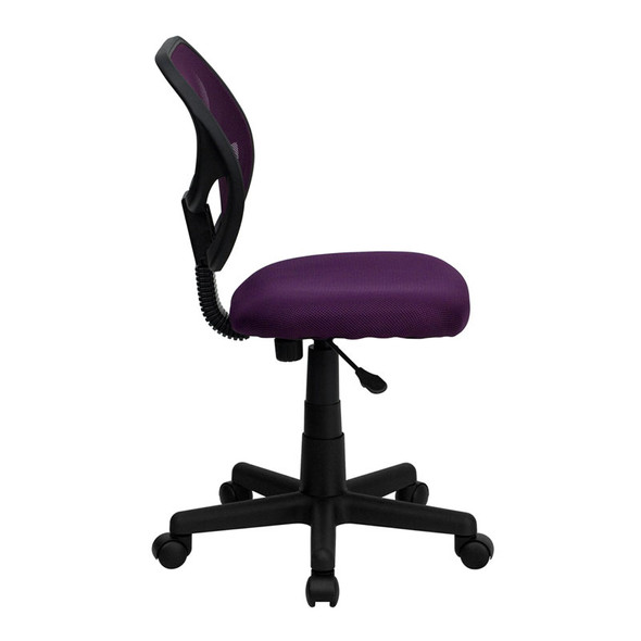 Flash Furniture Mid-Back Purple Mesh Task Chair and Computer Chair - WA-3074-PUR-GG