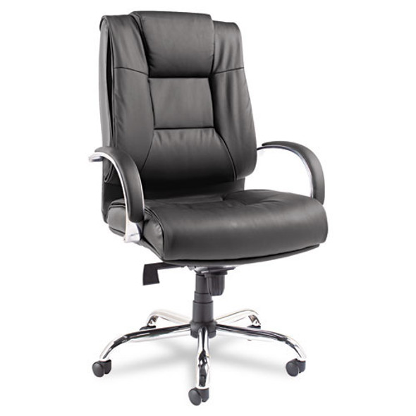 Alera Ravino Big & Tall Series High-Back Swivel Tilt Leather Chair - RV44LS10C