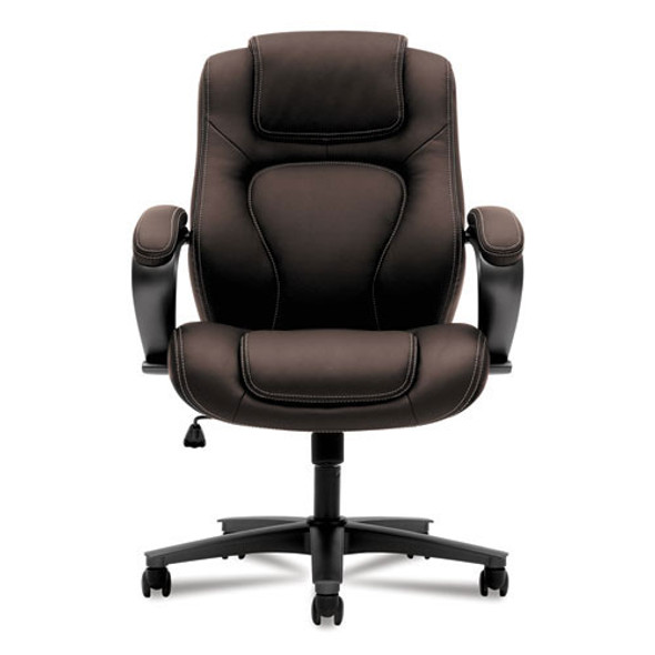 Basyx by HON Executive High-Back Chair Brown - VL402EN45