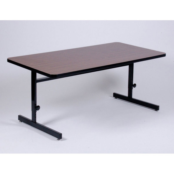 Correll High-Pressure Top Computer Desk or Training Table Adjustable Height 24 x 48 - CSA2448