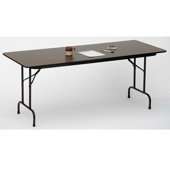 Correll High-Pressure Top Heavy Duty Folding Table Standard 29 Fixed Height 18 x 60 - CF1860PX