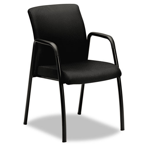 HON Ignition Series Guest Chair with Arms, Black Fabric - IG107CU10