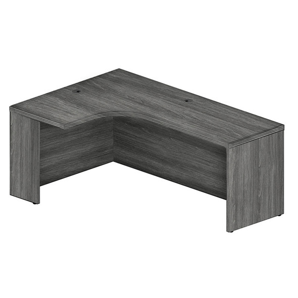 Mayline AEC72R-LGS Aberdeen Right Extended Corner Desk Table 72