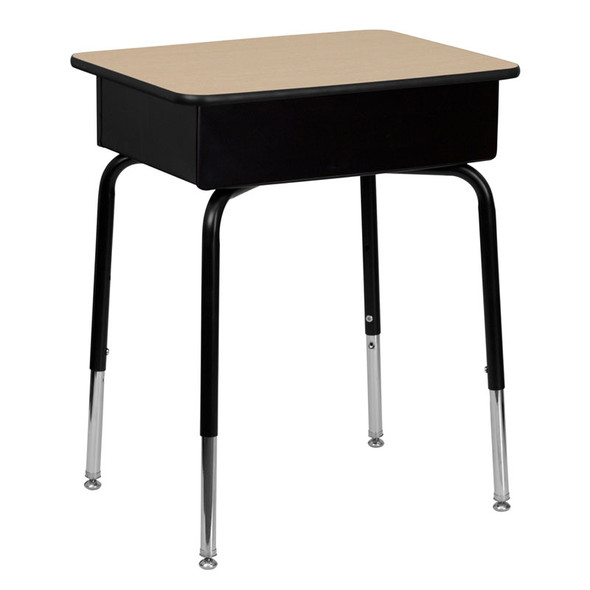 Flash Furniture Student Desk with Open Front Metal Book Box - FD-DESK-GG