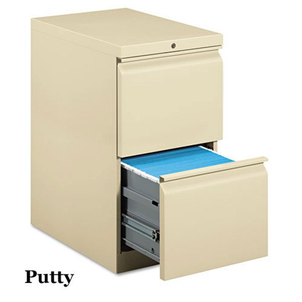 HON Brigade Mobile Pedestal File w/Two File Drawers 22 7/8D - 33823R