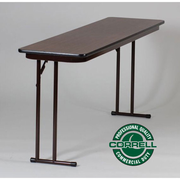 Correll Off-Set Leg Folding Seminar Table 18 x 96 - ST1896PX