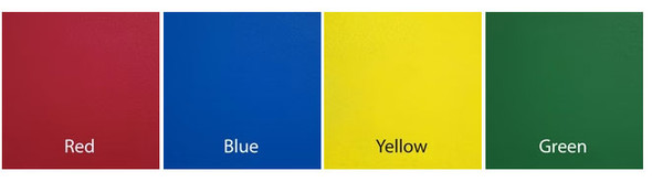 Correll R-Series Heavy Duty Blow-Molded Plastic Folding Table Colored 30 x 60 - R3060C