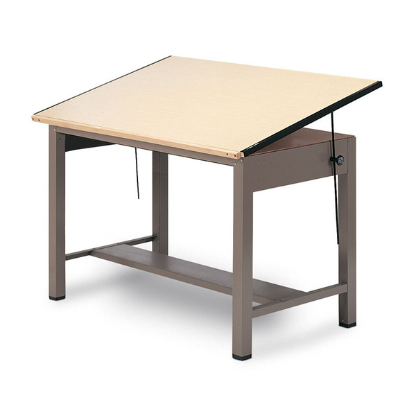 Mayline Ranger Steel Four-Post Drawing Table 84" - 7739