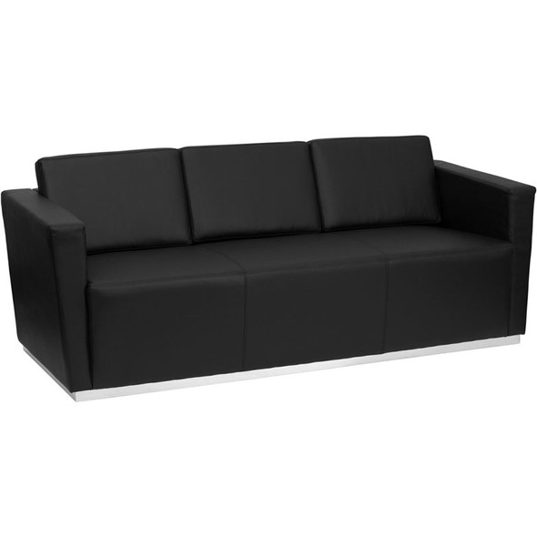Flash Furniture ZB-DEFINITY-8009-SOFA-BK-GG Definity Series