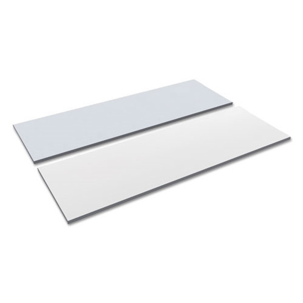 Alera Reversible Laminate Table Top 60" x 30" White / Gray - TT6030WG