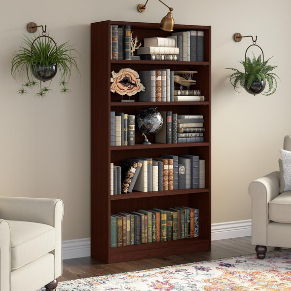 Bush Universal Bookcase 72" Vogue Cherry  - WL12439