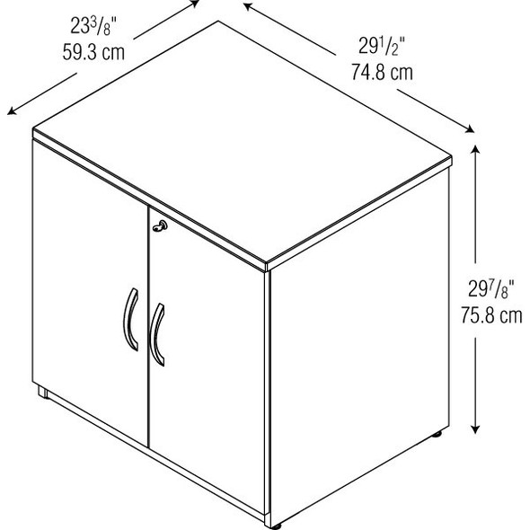 Bush Business Furniture Series C Cabinet 30" Hansen Cherry - WC24496A