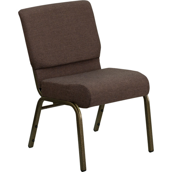 Flash Furniture Hercules Series 21 Extra Wide Brown Fabric Chair - FD-CH0221-4-GV-S0819-GG