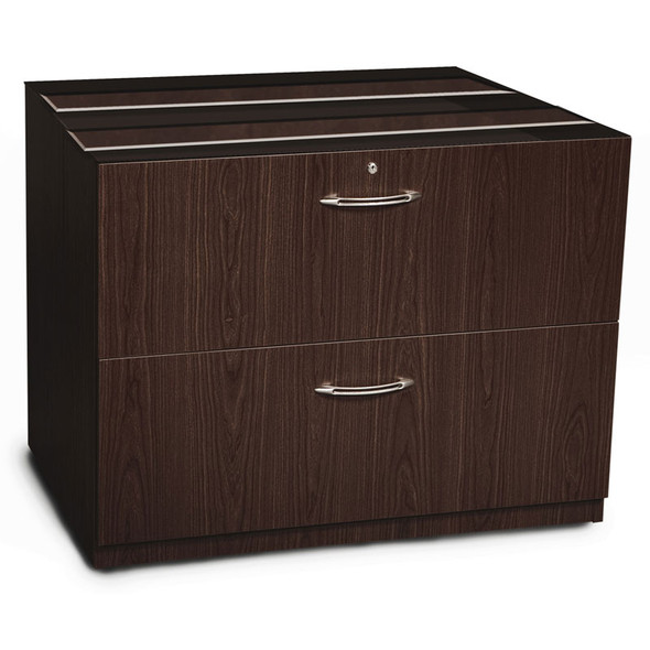 Mayline Aberdeen Lateral File Cabinet 36" for Credenza (NO TOP) Mocha - ACLF36