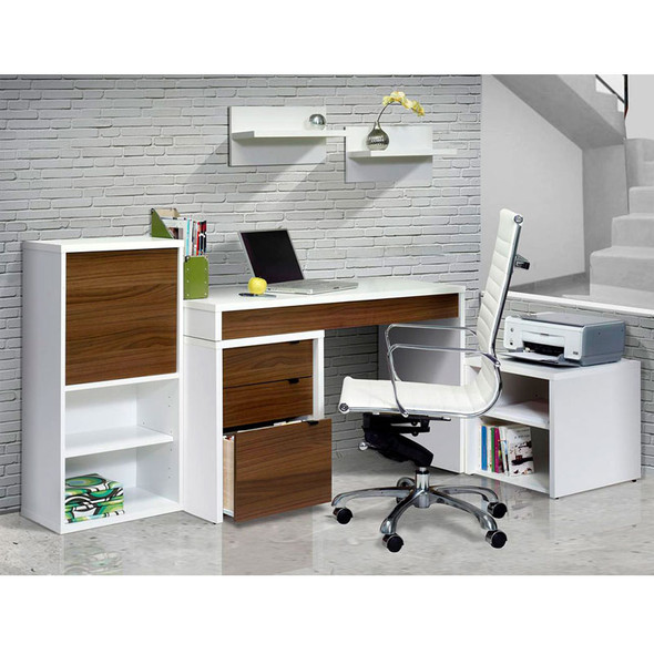Nexera 211303 Liber-T Collection Reversible Workspace Panel Ships