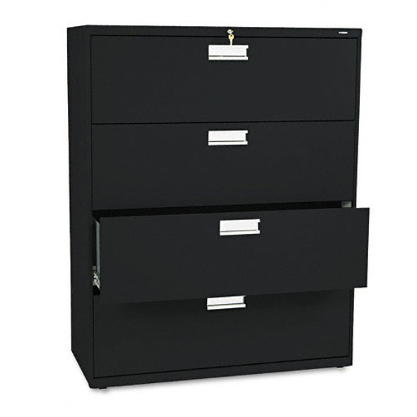 HON 600 Series 42" 4-Drawer Metal Lateral File Cabinet - 694L