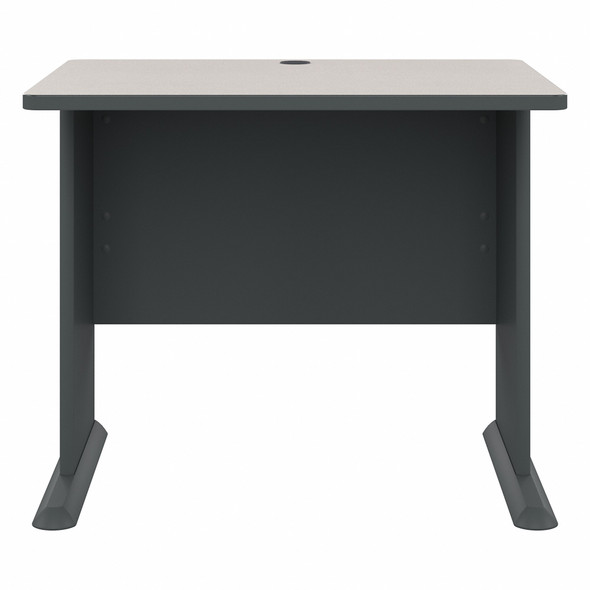 Bush Business Furniture Series A Desk 36" Slate and White Spectrum  - WC8436A