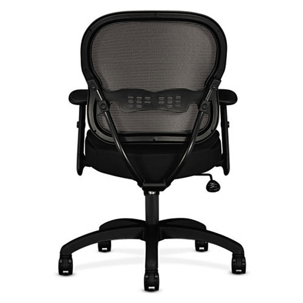 Basyx by HON Black Mesh Mid-Back Swivel / Tilt Work Chair - VL712MM10