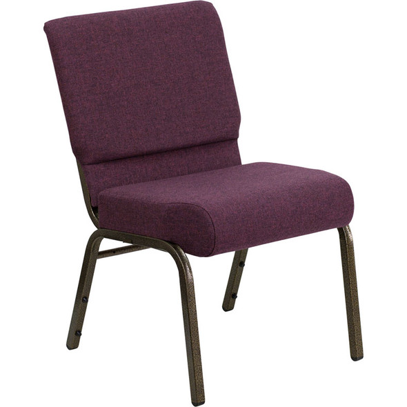 Flash Furniture Hercules Series 21 Extra Wide Plum Fabric Chair - FD-CH0221-4-GV-005-GG