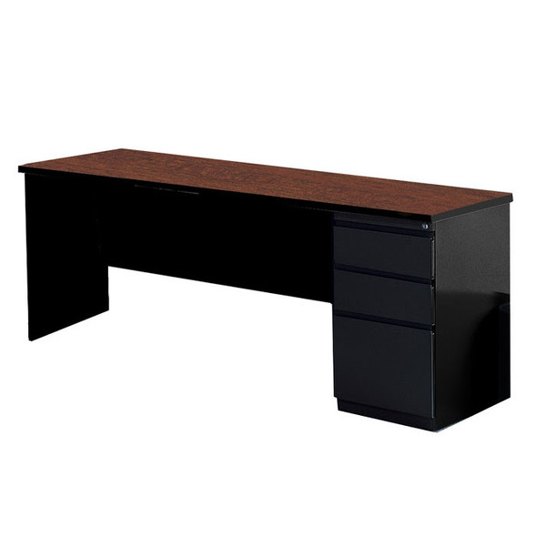 Mayline CSII Credenza with 1 B/B/F Pedestal 48W x 24D x 29H - C1131