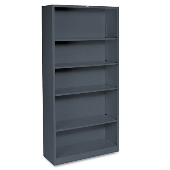 HON Brigade Metal Bookcase 5-Shelves - S72AB