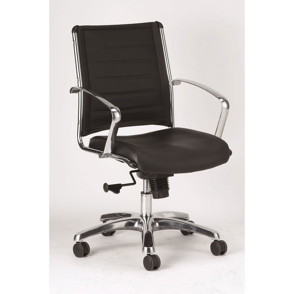 Eurotech by Raynor Europa Leather Mid Back Chair - LE822