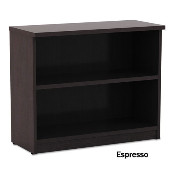 Alera Valencia Collection Bookcase 2-Shelf Mahogany- ALE-VA633032MY