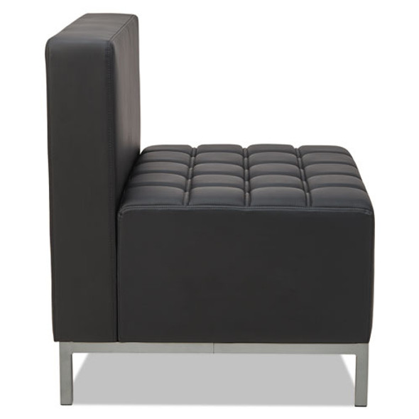 Alera QUB Series Armless L Sectional, 26 3/8 x 26 3/8 x 30 1/2, Black - QB8116