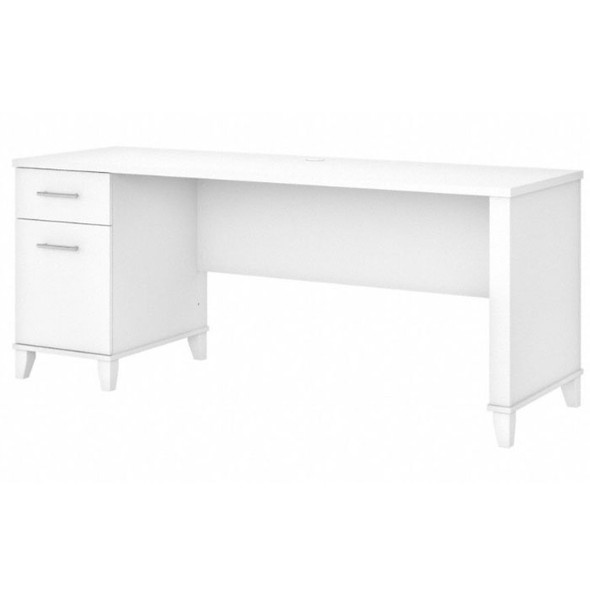 Bush Furniture Somerset 72W Desk White - WC81972