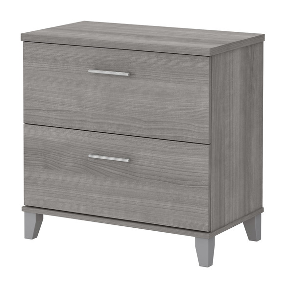 Bush Furniture Somerset 2 Drawer Lateral File Cabinet in Fresh