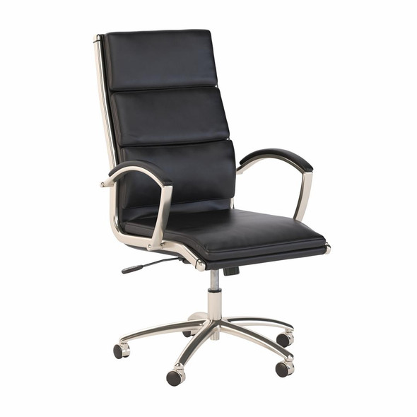 Bush Business Furniture High Back Leather Executive Office Chair - CTB002BL