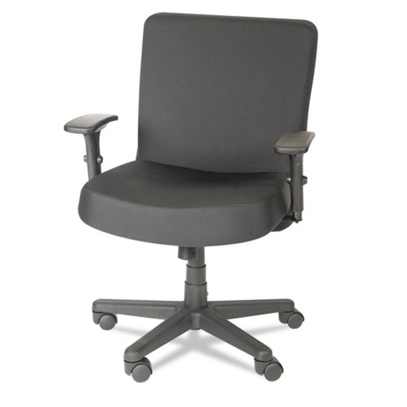 Alera XL Series Big and Tall Mid-Back Task Chair Supports up to 500 lbs. Black  - ALECP210