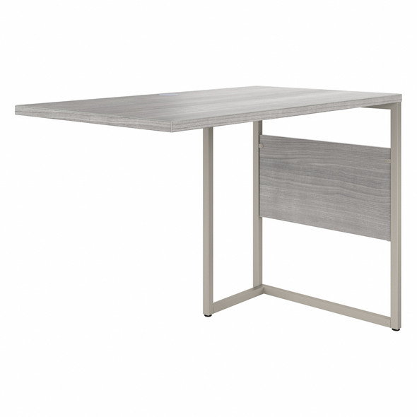 Bush Business Furniture Hybrid 42W x 24D Desk Return/Bridge In Platinum Gray - HYR142PG