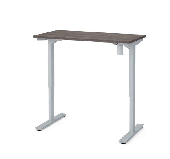 Bestar Universel 24“ x 48“ Standing Desk in Bark Grey - 65837-47