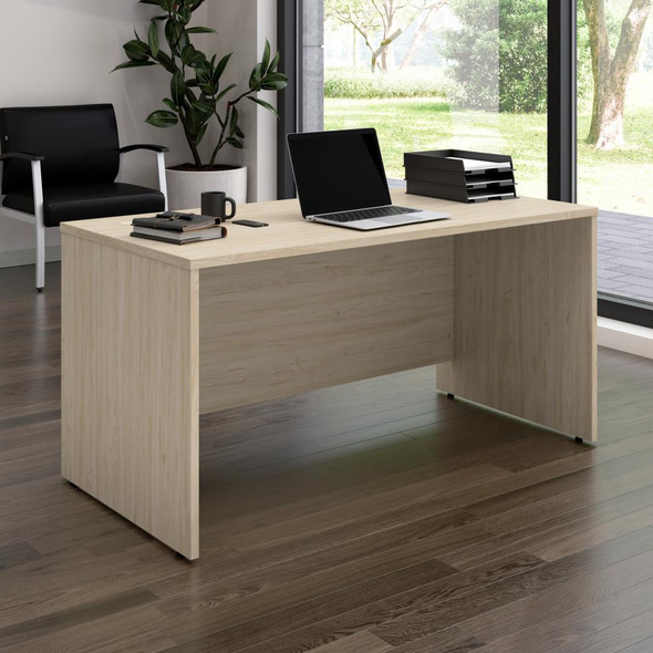 Bush Business Furniture Arrive 60W x 30D Office Desk Natural Elm - ARD260NE-Z