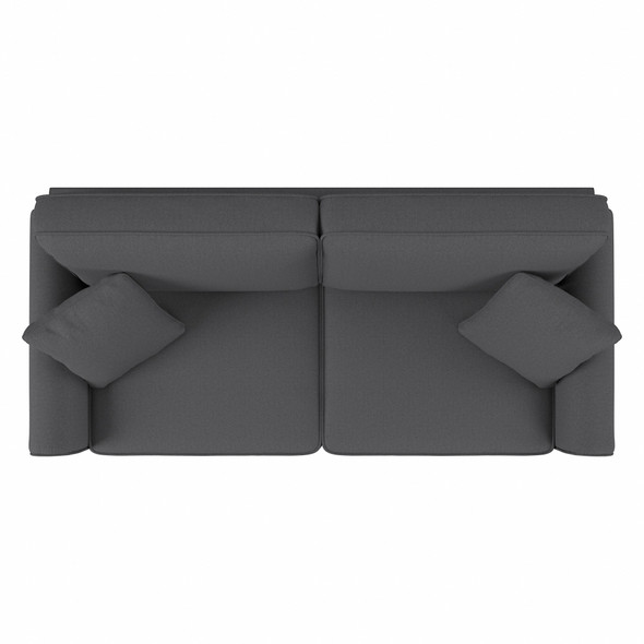 Bush Furniture 73W Sofa Charcoal Gray - HDJ73BCGH-03K