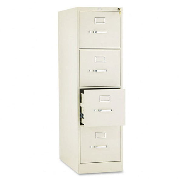 HON 310 Series 4-Drawer Metal Vertical File Cabinet Letter Size Putty - 314PL