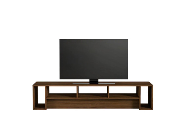 Nexera Rustik Tv Stand, 72-Inch, 3 Drawers Walnut - 110031
