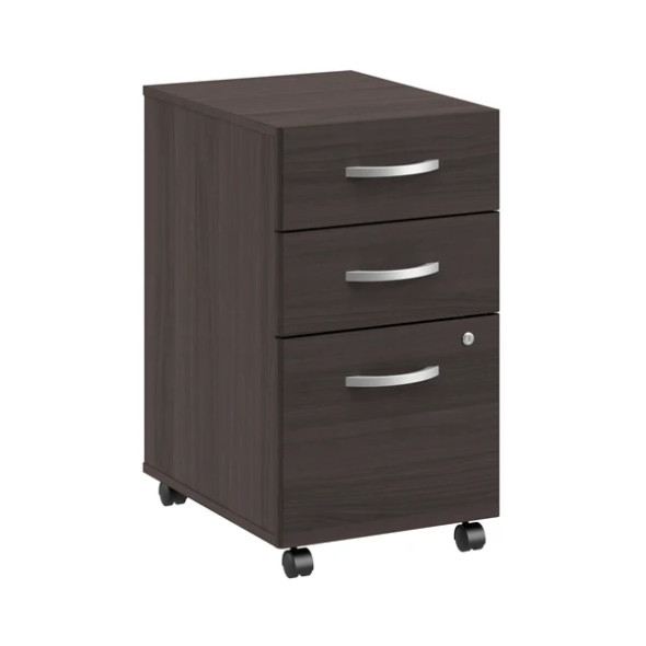 Bush Furniture Arrive 3-Drawer File Cabinet Assembled Storm Gray - ARF116SG-Z