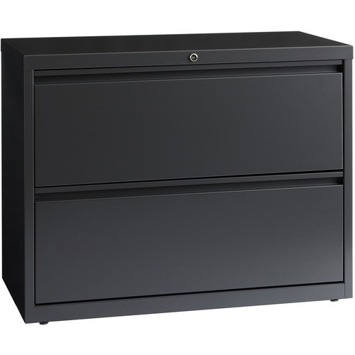 Lorell Fortress Series 2-Drawer Lateral File Charcoal - LLR60449