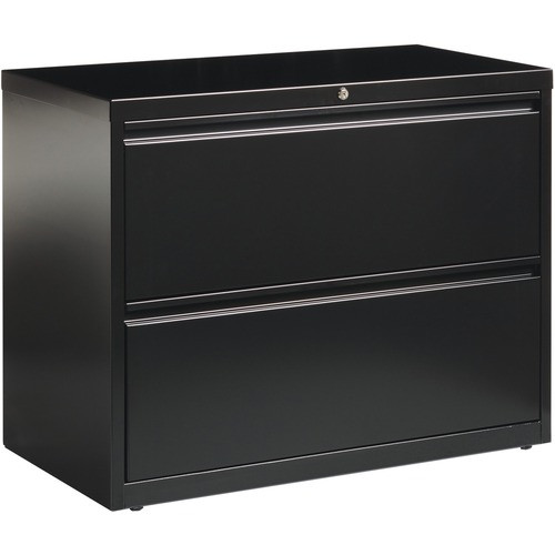Lorell Fortress Series 2-Drawer Lateral File Black - LLR60555