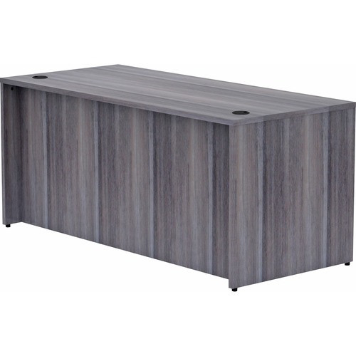 Lorell Essentials Series Rectangular Desk Shell 66x30  Weathered Charcoal  - LLR69546
