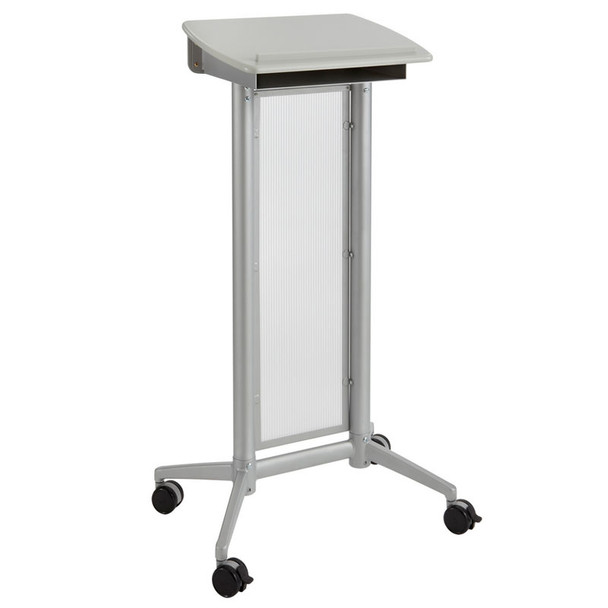 Safco Impromptu Lectern Metallic Gray - 8912GR