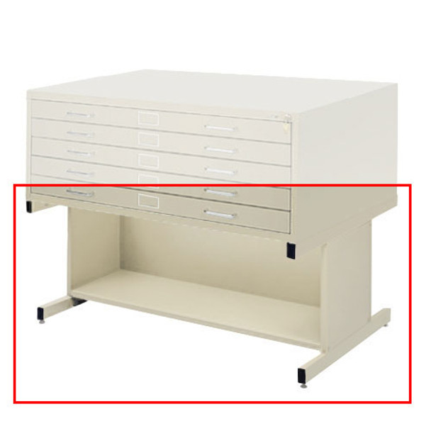 Safco Open Flat File Base for Flat File 4986 & 4996 Tropic Sand Finish - 4977TS