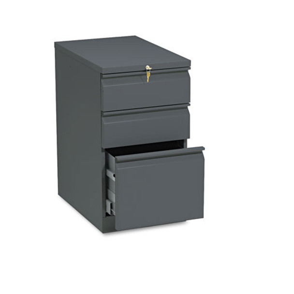 HON 38000 Series Efficiencies Mobile Pedestal File 23"D Charcoal - 33723RS