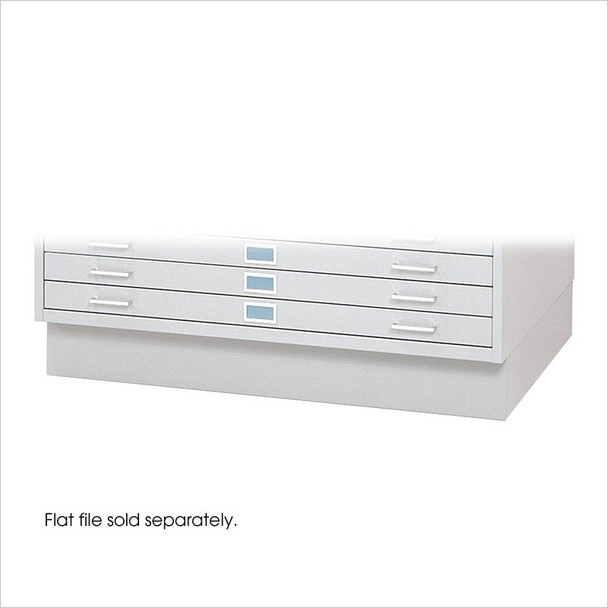 Safco Low Closed Flat File Base for Flat File 4986 & 4996 White Finish- 4997WHR