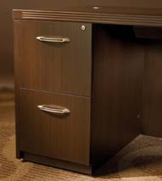 Mayline Aberdeen Pedestal File Assembled for Credenza F/F Mocha - AFF20