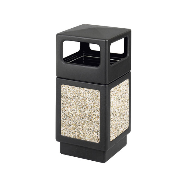 Safco Canmeleon Aggregate Series 38 Gallon Receptacle with Side Openings - 9472